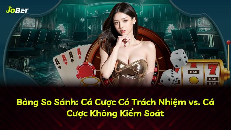 Bảng So Sánh: Cá Cược Có Trách Nhiệm vs. Cá Cược Không Kiểm Soát